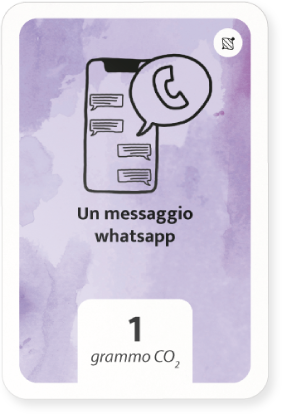 Un messaggio whatsapp
